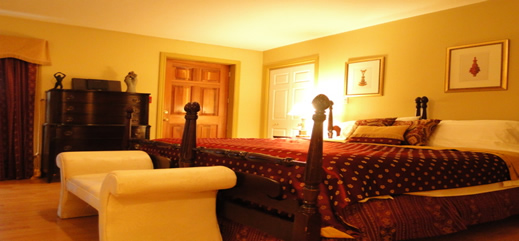 romantic honeymoon suite